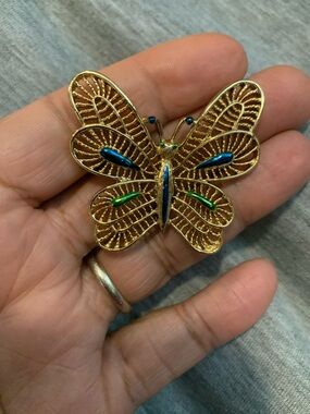 Vintage Gerry’s Butterfly Brooch